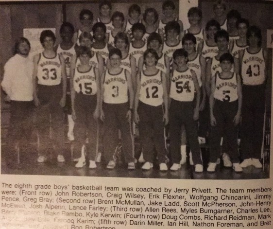 WhittierWarriorsyearbookbballteam